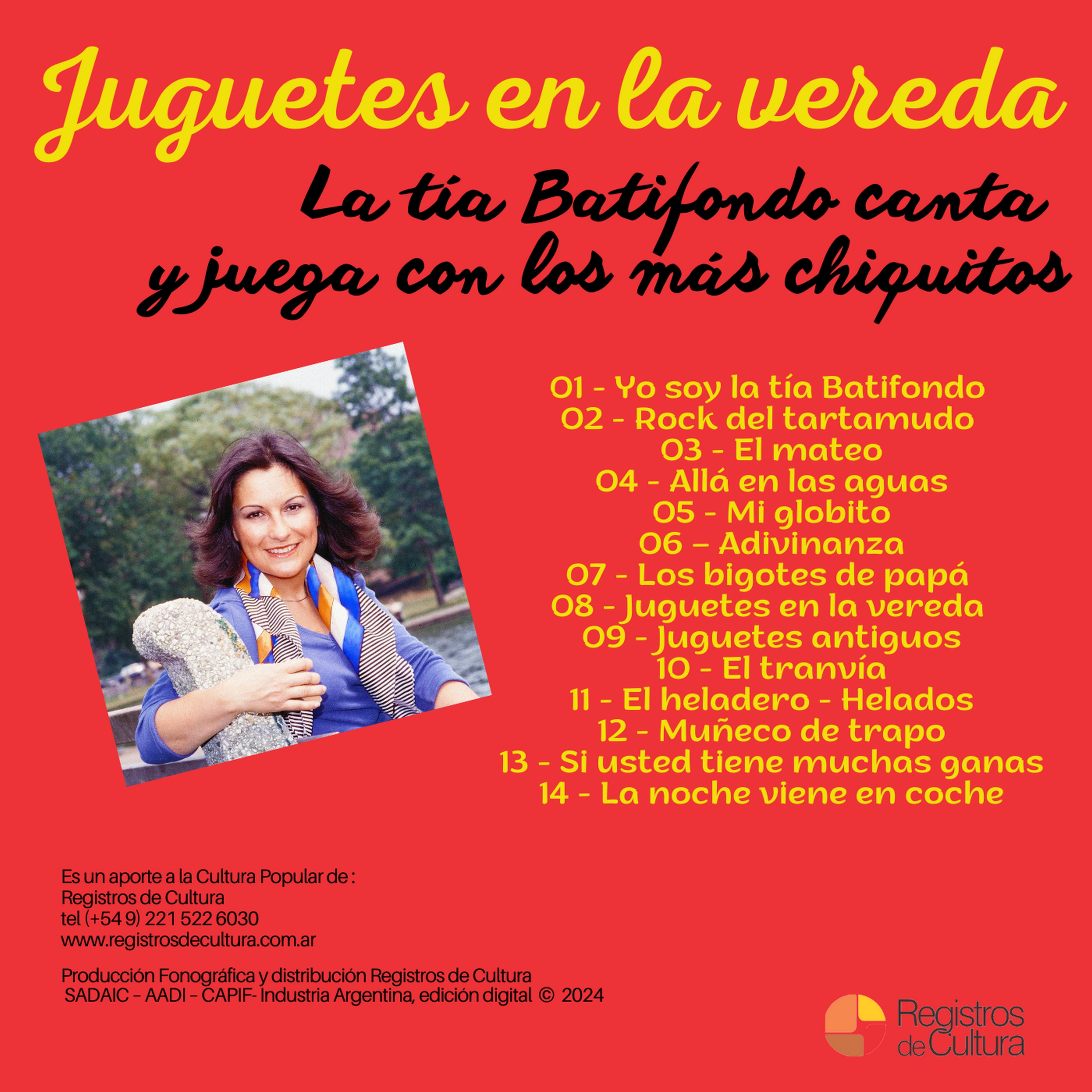 Contratapa de Chany Suarez — Juguetes en la vereda