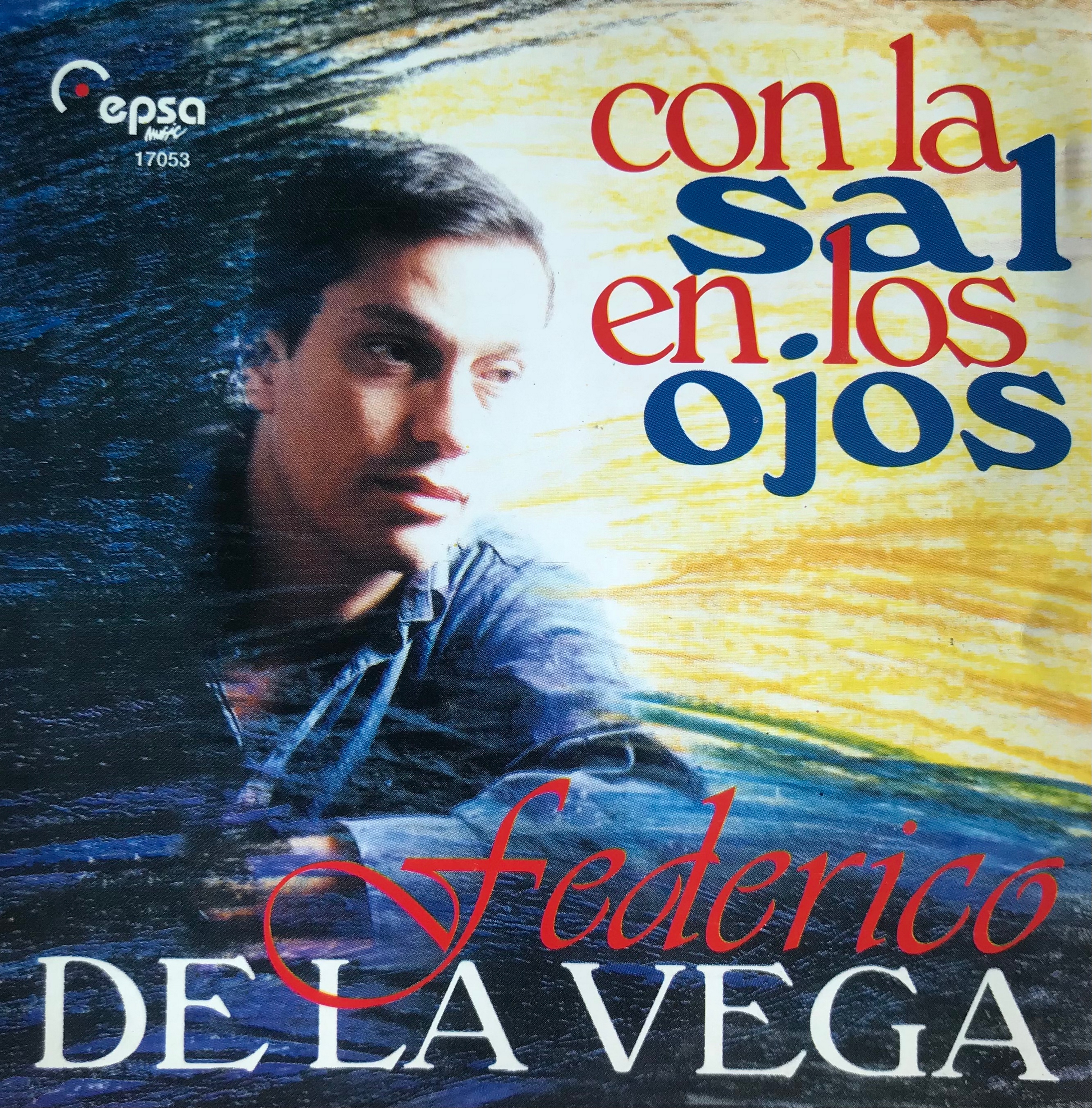 Tapa de Federico de la Vega — Con La Sal En Los Ojos